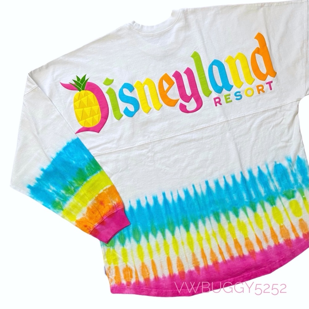 Disney Land Pineapple Dip Tie Dye Spirit Jersey - Picture 1 of 7